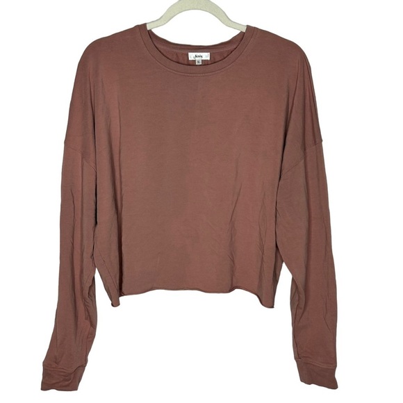 Knix Pink Pullover Cropped Sweatshirt - Picture 1 of 11